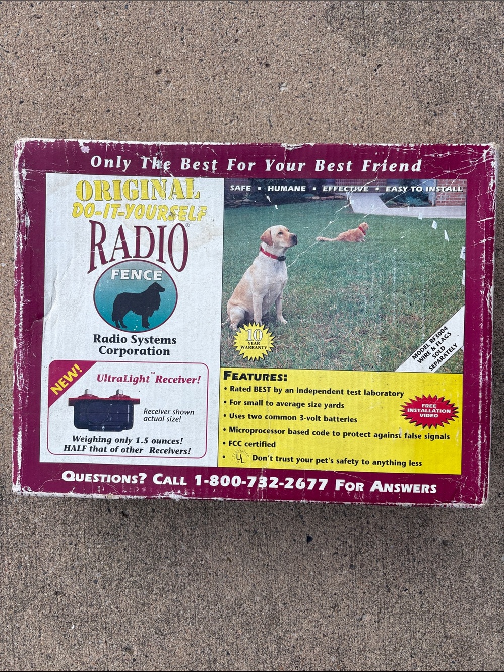 Petsafe Original Do It Yourself Radio Fence Radio Systems Corporation